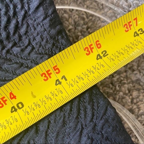 Marc Jacobs Black Textured Silk Blend Coat Snap Front Long Jacket Small - Picture 12 of 13